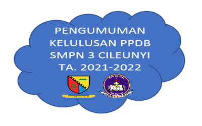 PENGUMUMAN KELULUSAN PPDB SMPN 3 CILEUNYI TA. 2021-2022
